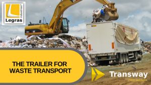 Trailer for waste transport Legras Transway Fleet solutions